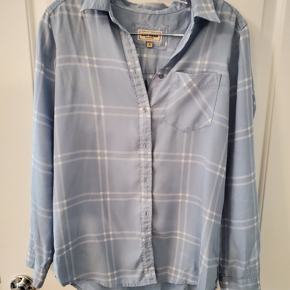 Lightweight Boyfriend Flannel Shirt